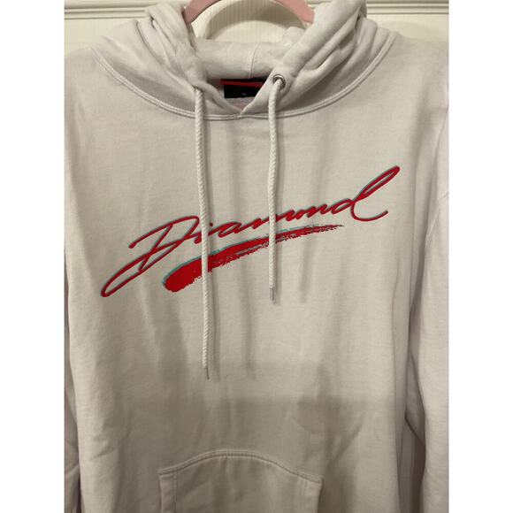 Diamond Supply Co. White Signature Diamond Hoodie, XXL - Picture 2 of 7